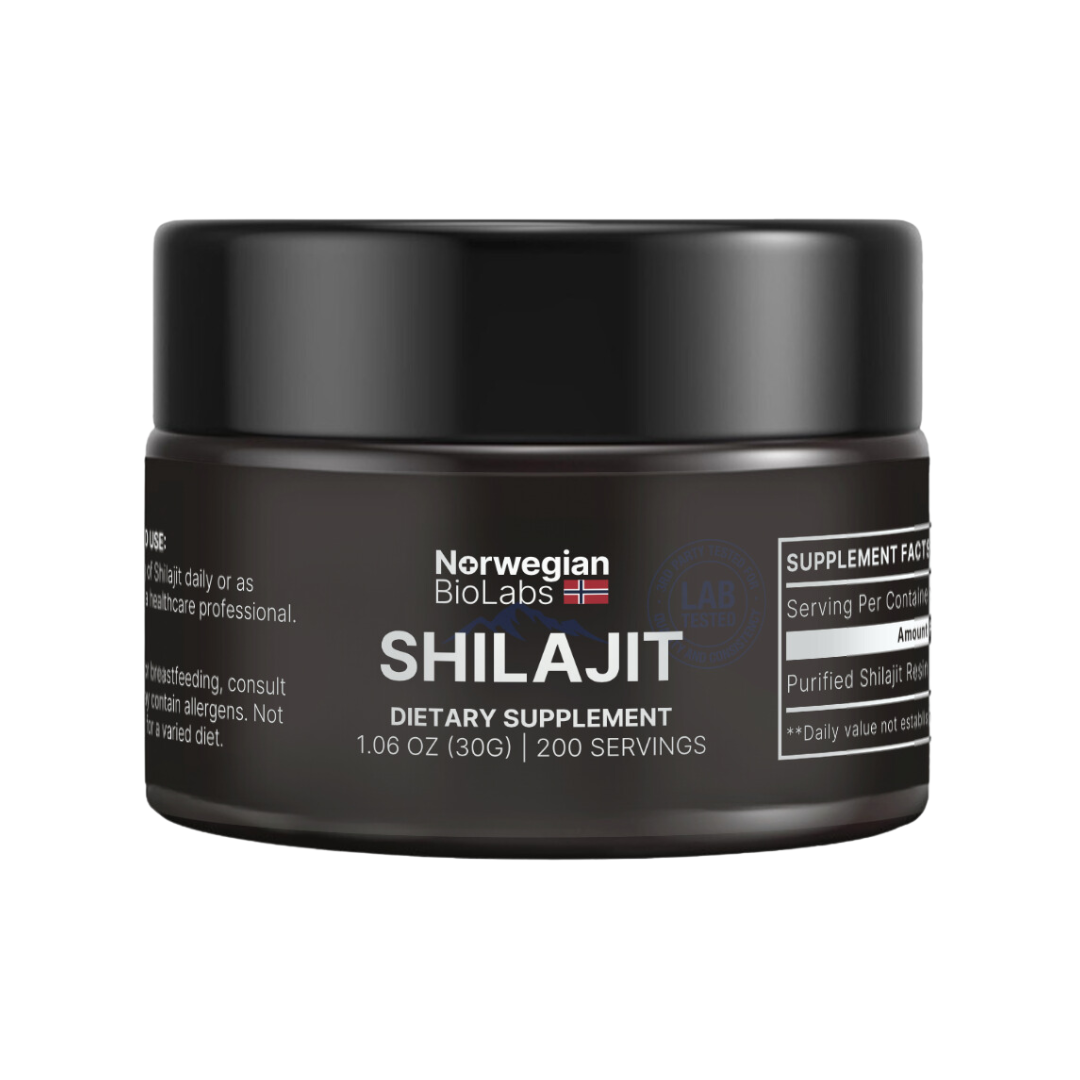 Norwegian BioLabs Shilajit │ 15% Korting Elke 30 Dagen